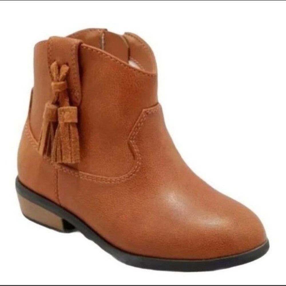 Cat & Jack Theodora Western Ankle Boots Toddler